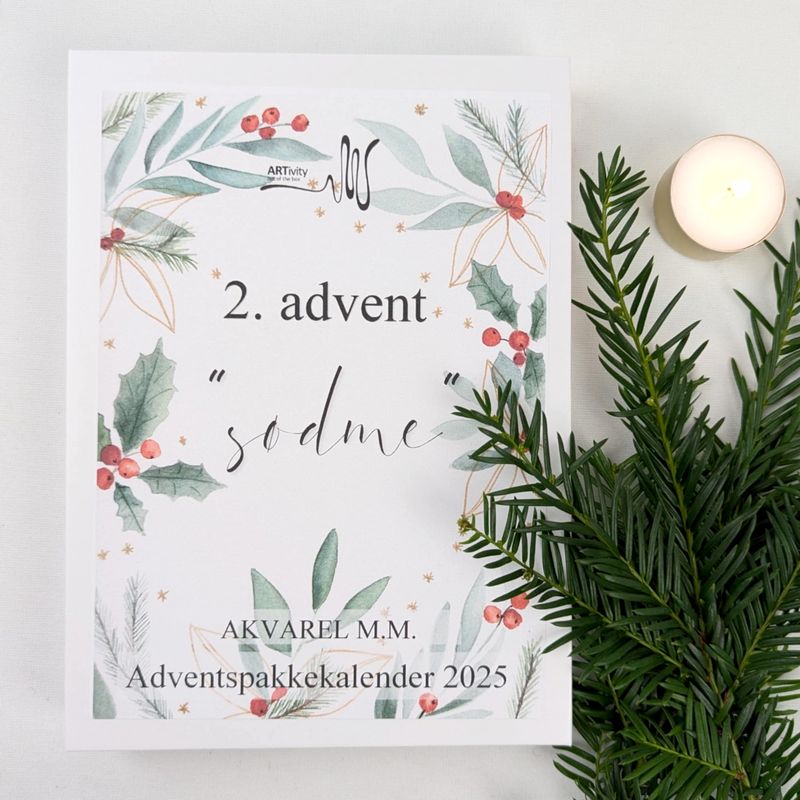 Adventskalender med 4 kreative adventsgaver