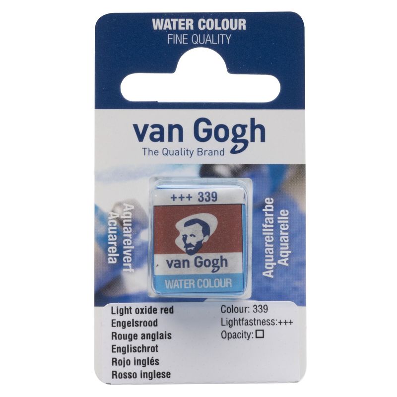 Van Gogh half pan Light Oxide Red 339