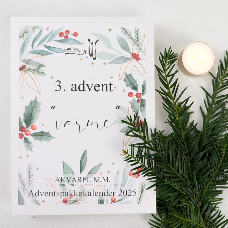 Adventskalender med 4 kreative adventsgaver