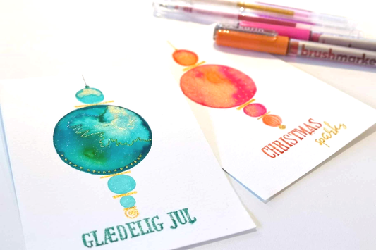 Jule Brushmarker Workshop - Christmas Sparks