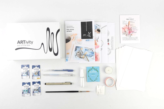 feel good artbox lys te akvarel maling