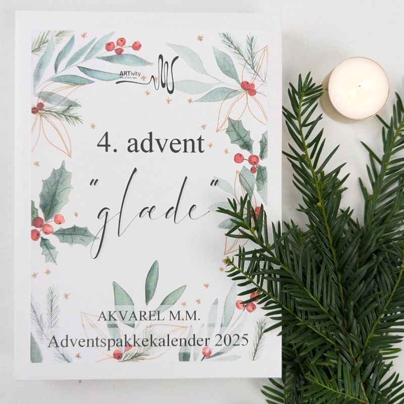 Adventskalender med 4 kreative adventsgaver