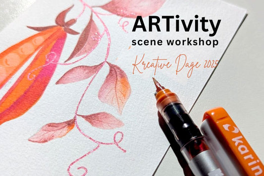 Materialepakke til SCENE akvarel workshop KREATIVE DAGE 2025 i Fredericia