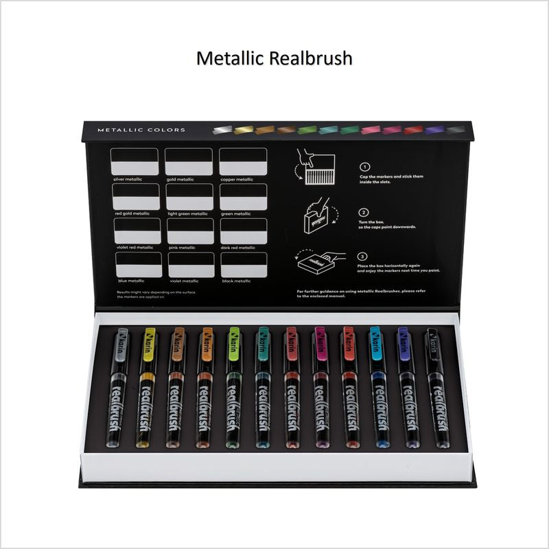 Karin Realbrush Pro Metallic sæt