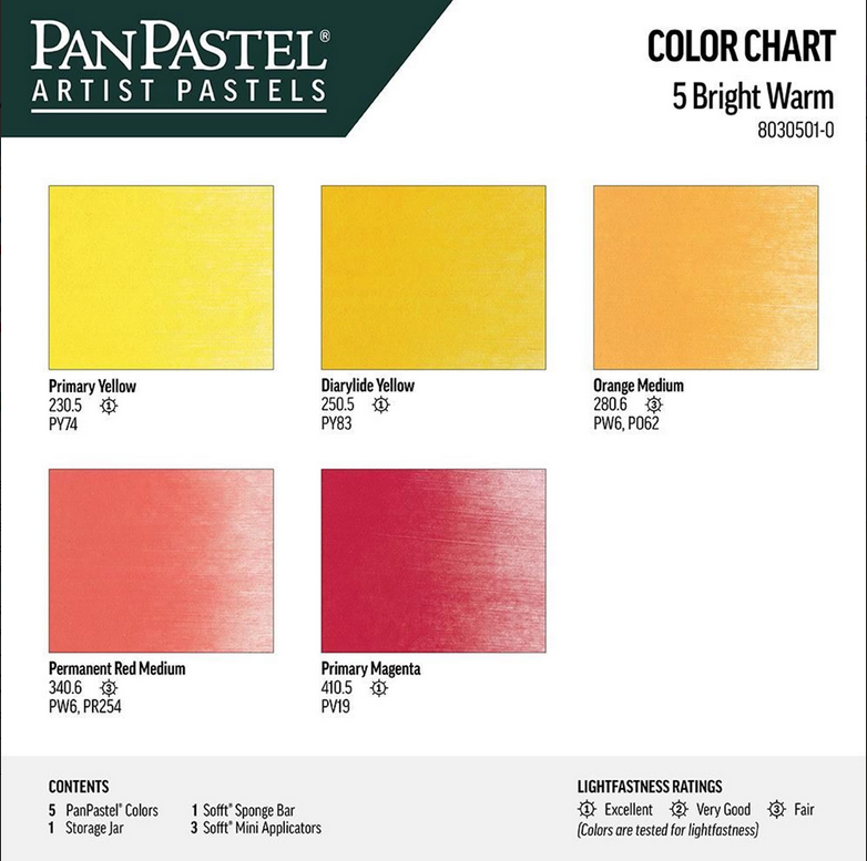 PanPastel Starter Kit - Bright Warm