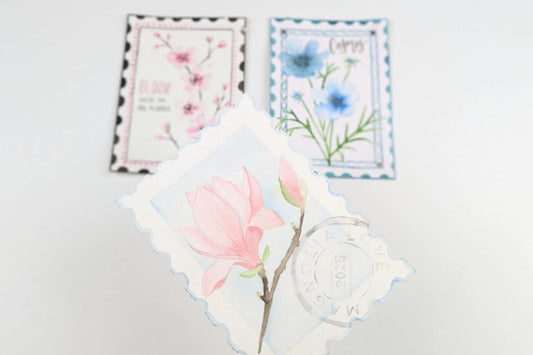 Akvarelworkshop for begyndere - Blomsterfrimærker - I HOLTE 28.april