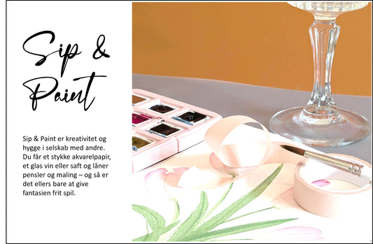 Sip & Paint 24. september 18.30-21.00