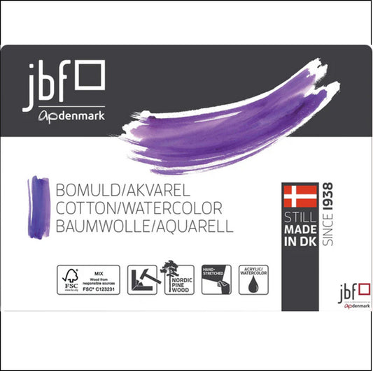 Akvarel-Lærred i bomuld