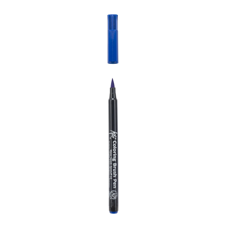 Koi Coloring Brush Pen blue akvareltusch