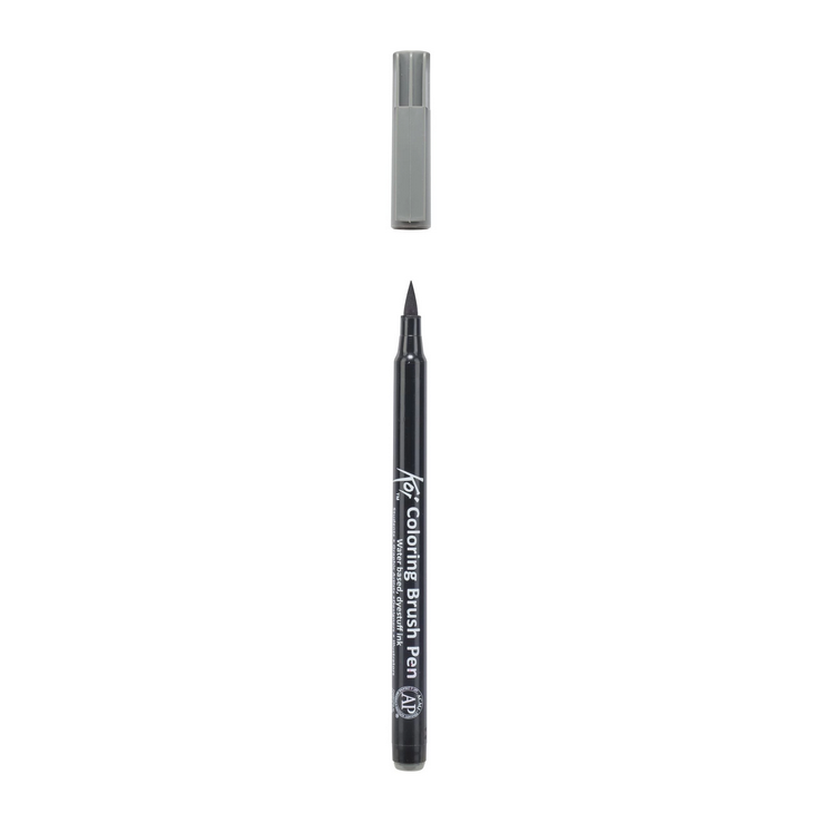 Koi Coloring Brush Pen dark warm gray 144 akvareltusch