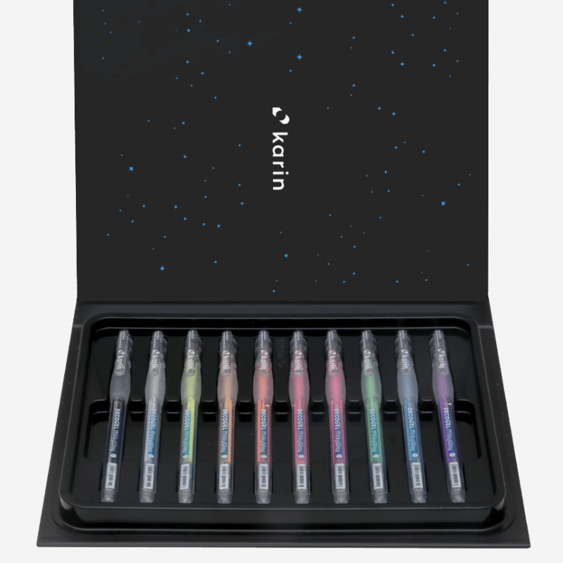 Karin gelpens Milkyway til scrapbooking, artjournaling og akvareller