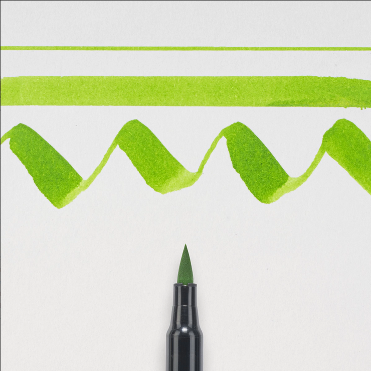Koi Coloring Brush Pen emerald green akvareltusch