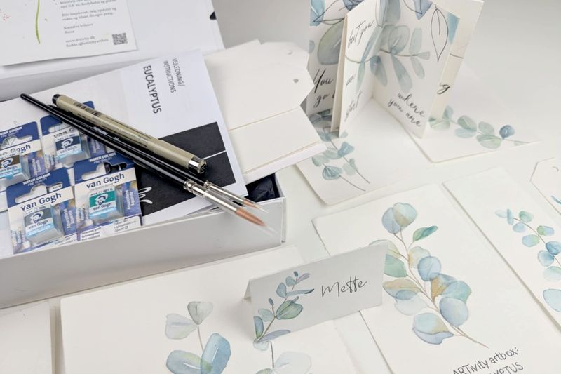 Eucalyptus - DIY akvarelkit