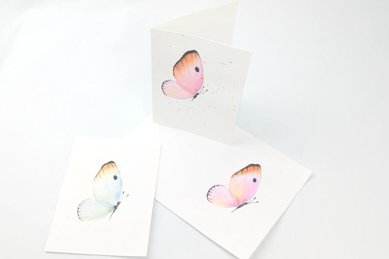 Butterflies - Akvarelkit med sommerfugle