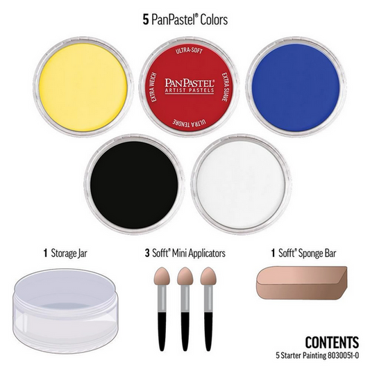 PanPastel Starter Kit - 5 basis farver