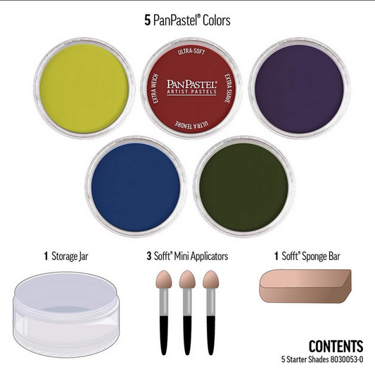 PanPastel Starter Kit - 5 farver