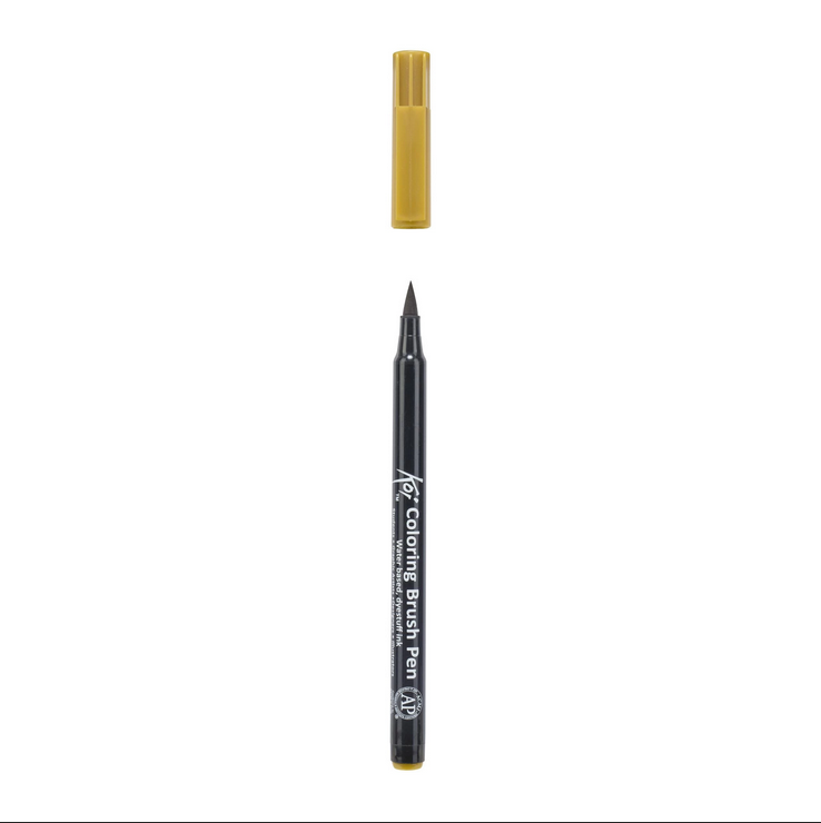 Koi Coloring Brush Pen raw umber 47 akvareltusch