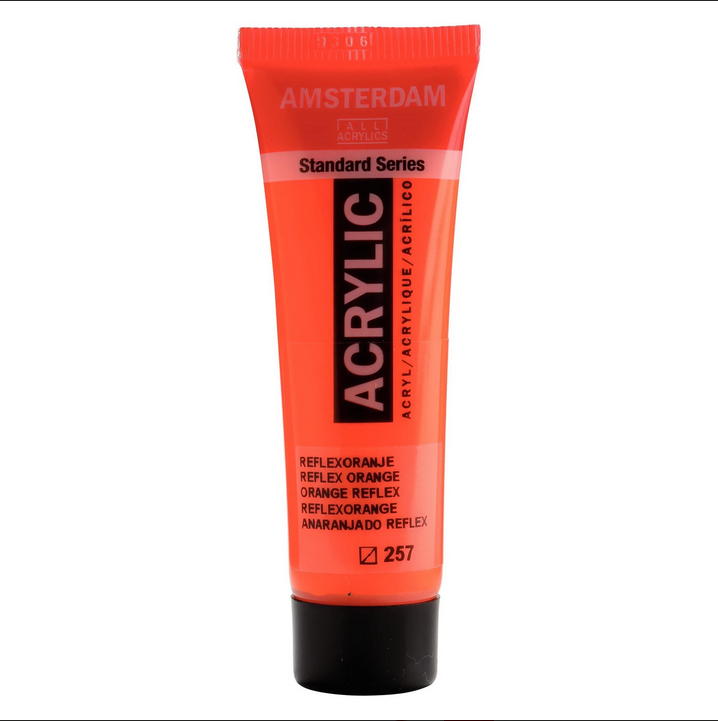 Amsterdam Studie Akrylfarve 20 ml. neon orange