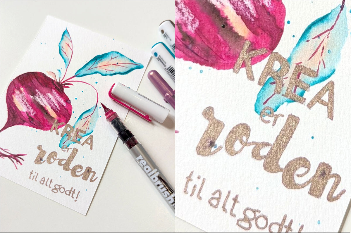 Roden til alt godt - Rødbede med Karin REALBRUSH Pro