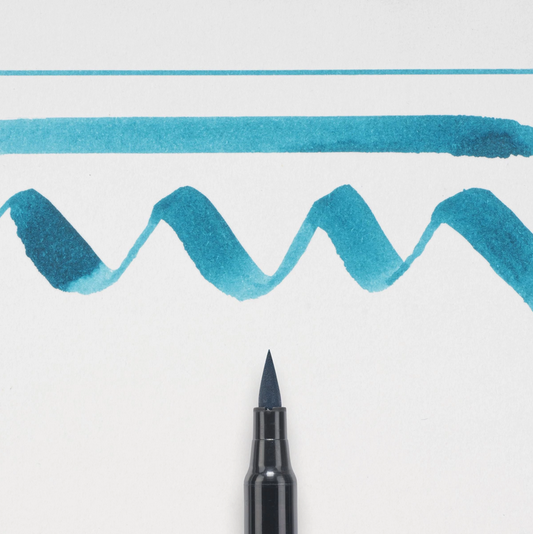 Koi Coloring Brush Pen viridian akvareltusch