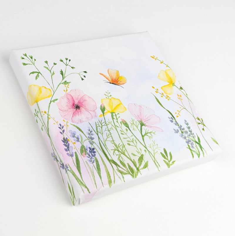 Akvarel-Lærred i bomuld