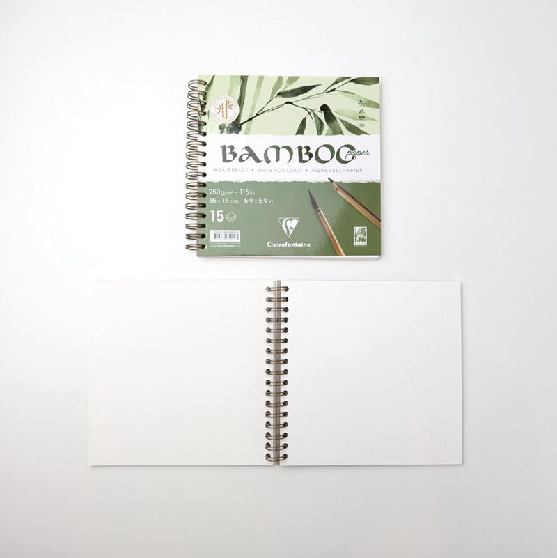 Clairefontaine Bambus akvarelpapir 15x15cm