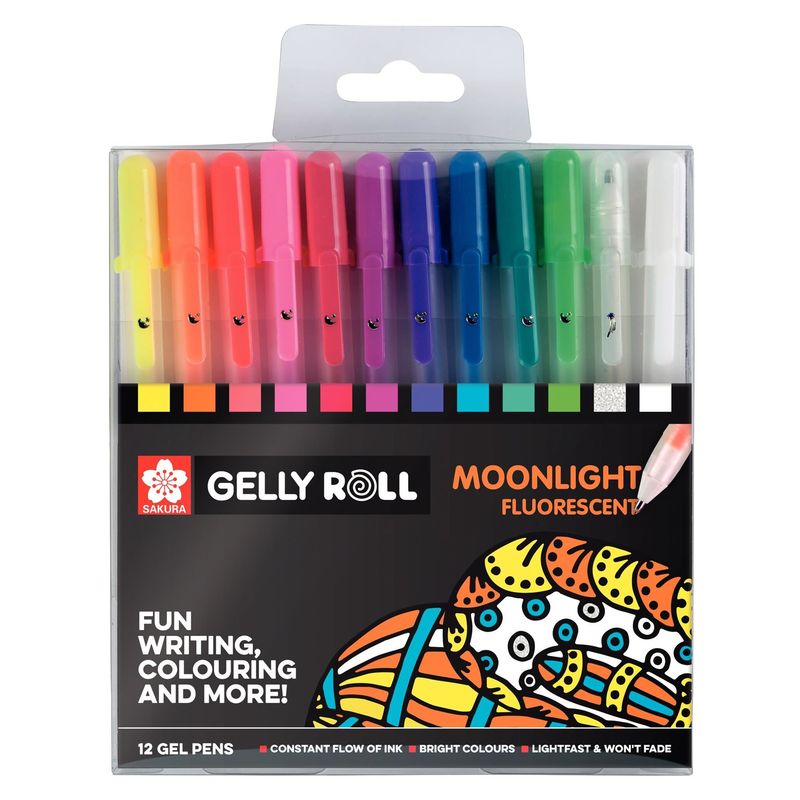 Gelly Roll Moonlight Fluorescent sæt