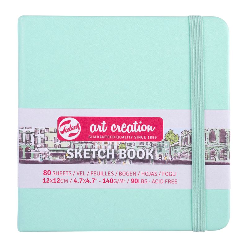 Art Creation sketchbook 12 x 12 cm Fresh mint