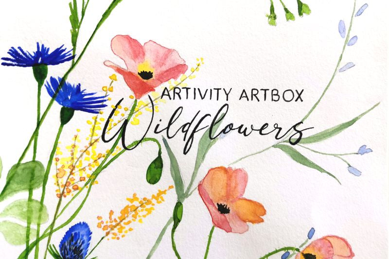 Wildflowers DIY akvarelkit